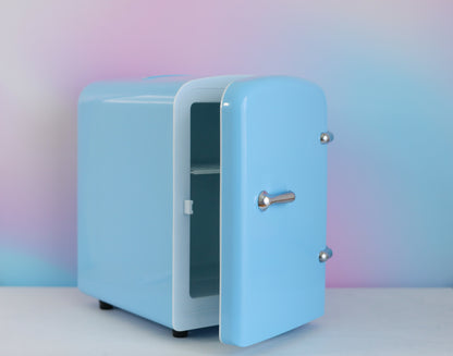 Cool Girl Fridge – daydream blue mini skincare fridge